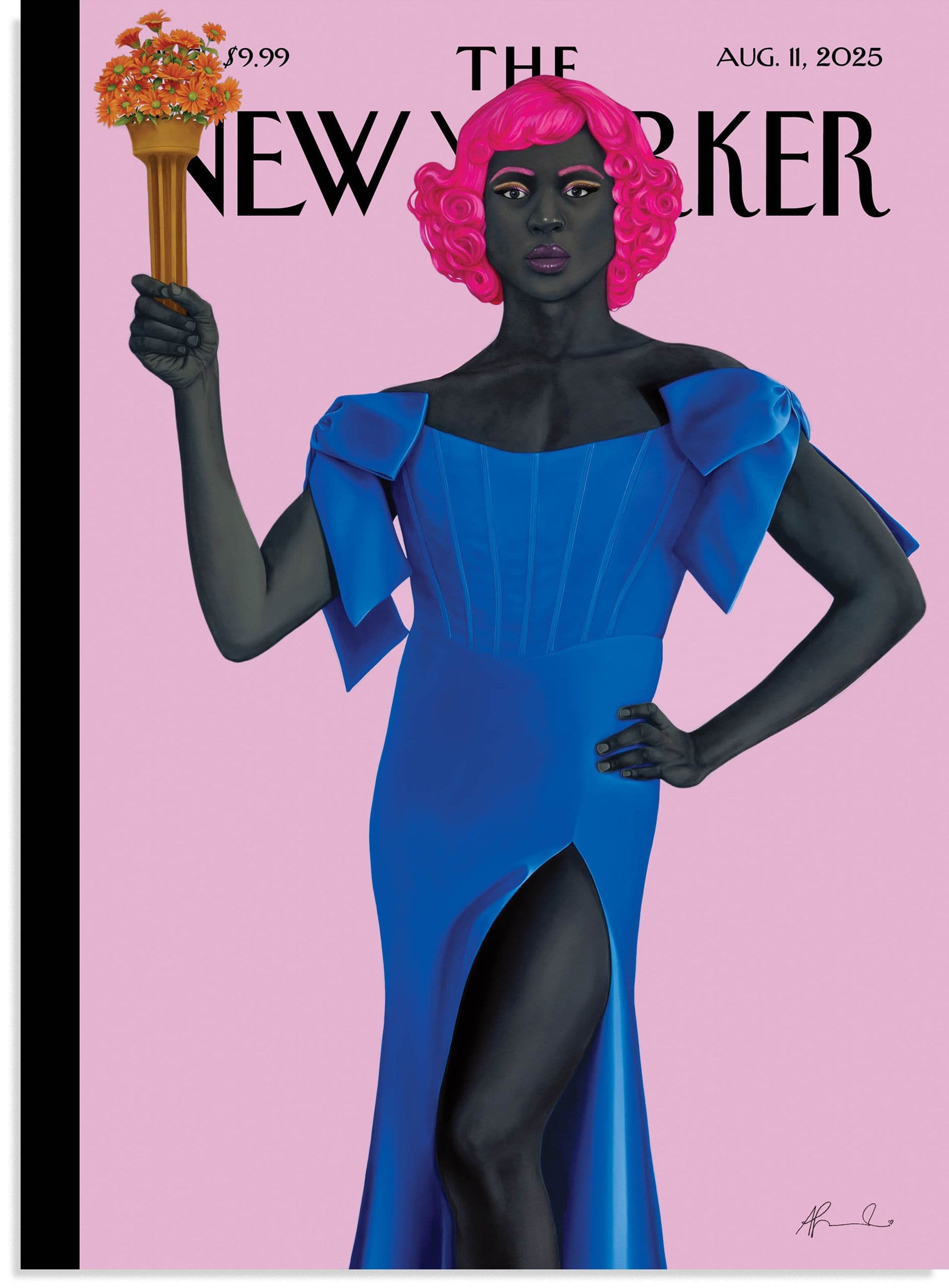 Image for "Trans Forming Liberty" New Yorker Cover Sparks Debate Following Smithsonian Withdrawal