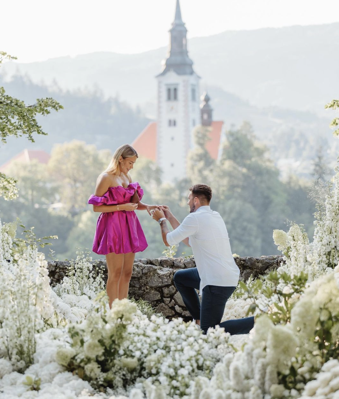 Image for From Childhood Sweethearts to Parenthood: Luka Doncic's Enduring Love Story with Anamaria Goltes