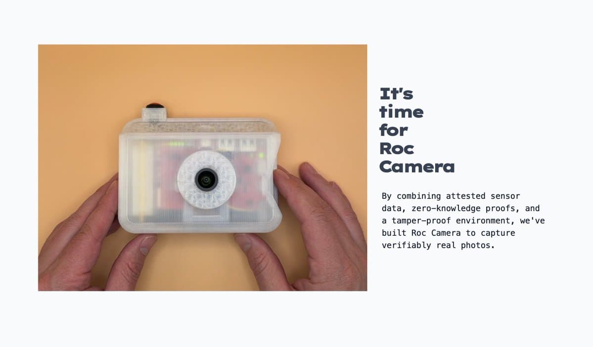 Image for ZK Camera 'Roc Camera' Rises to 2nd Most Popular on Hacker News, Addresses AI Deepfake Fears
