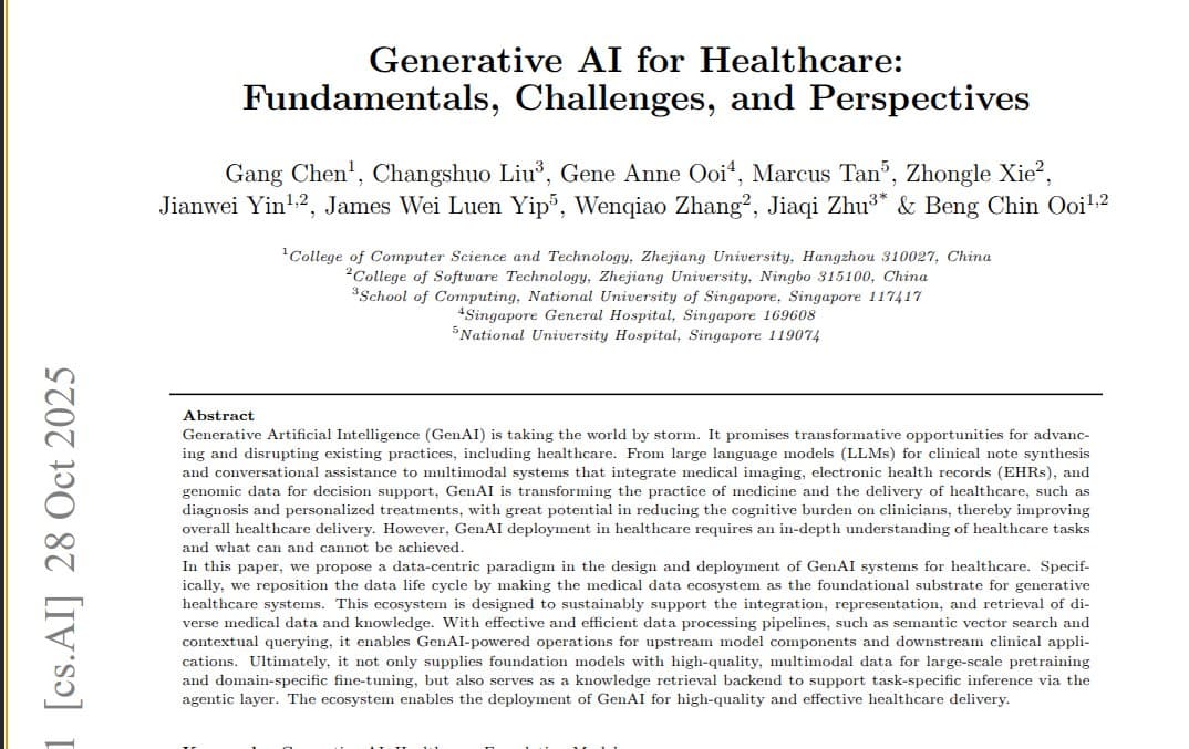 Image for New Research Proposes SAGE-Health System to Unify Disconnected Medical Data for AI