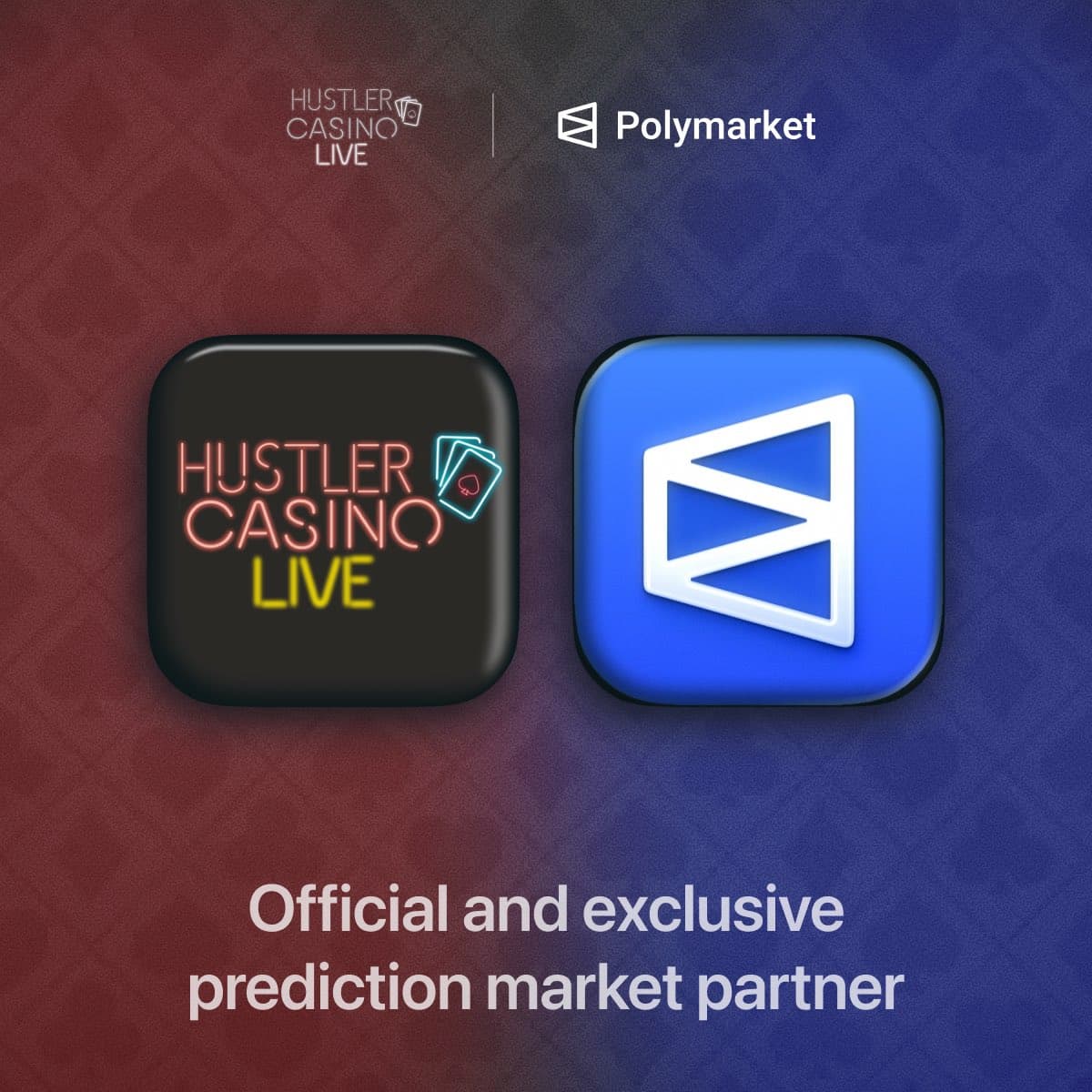 Image for Hustler Casino Live Secures Polymarket as Exclusive Prediction Market Partner