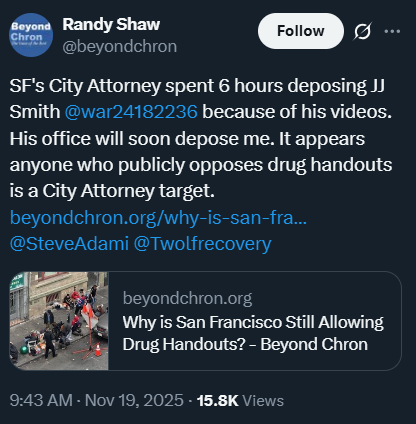 Image for San Francisco City Attorney Targets Critics in Contentious Drug Policy Legal Battle