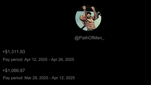Image for Path of Men Claims Over $6,000 Monthly Revenue for Users of "The Art of X" Product