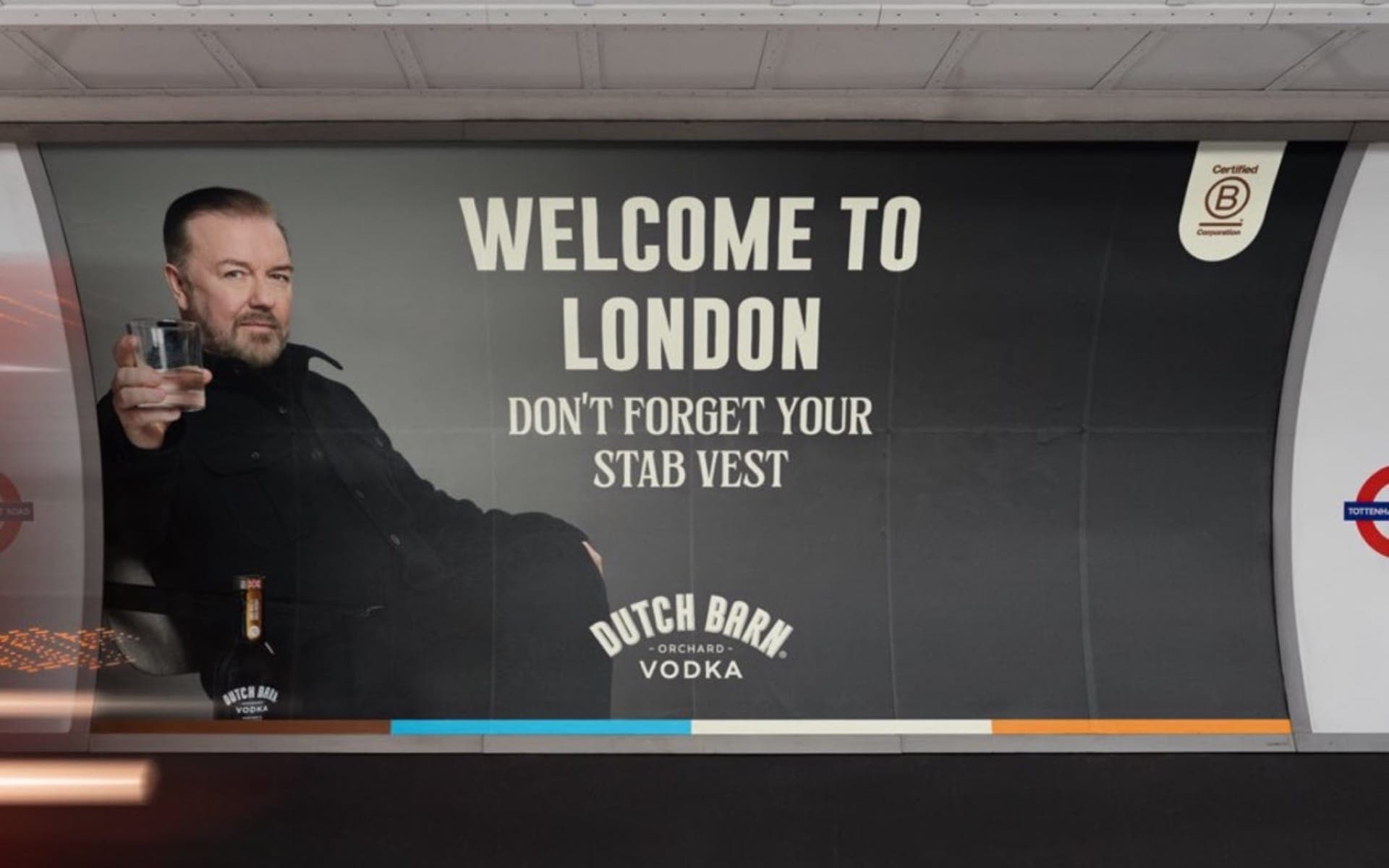 Image for TfL Rejects Ricky Gervais's "Stab Vest" Advert Amidst Knife Crime Debate