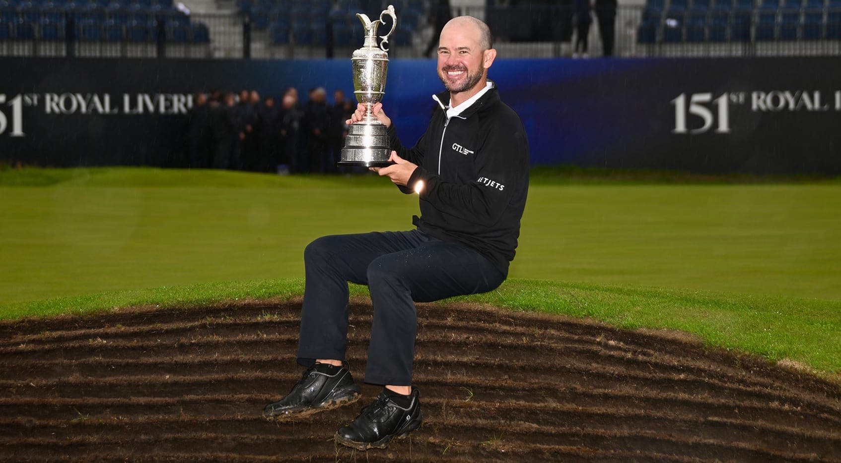 Image for Brian Harman's 'Old-Fashioned Game' Puts Him in Contention for Second British Open Title