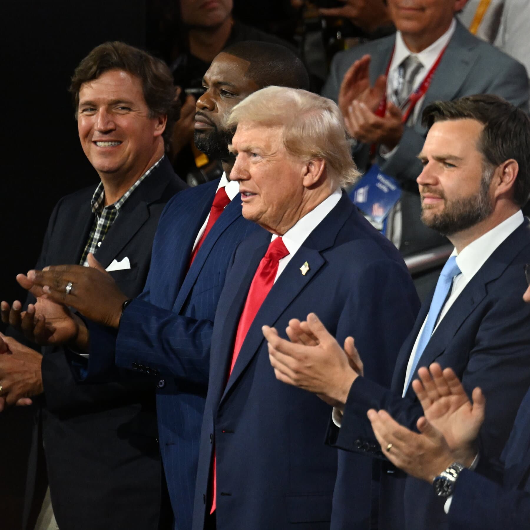 Image for Jonathan Karl Reveals Key Players in Trump's VP Selection: Donors Opposed Vance, Carlson Intervened