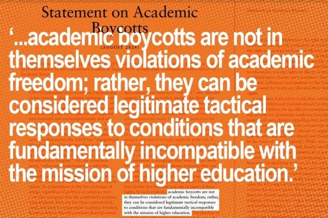 Image for AAUP's Policy Shifts on Boycotts and DEI Spark "Unhinged" Criticism from Education Analyst
