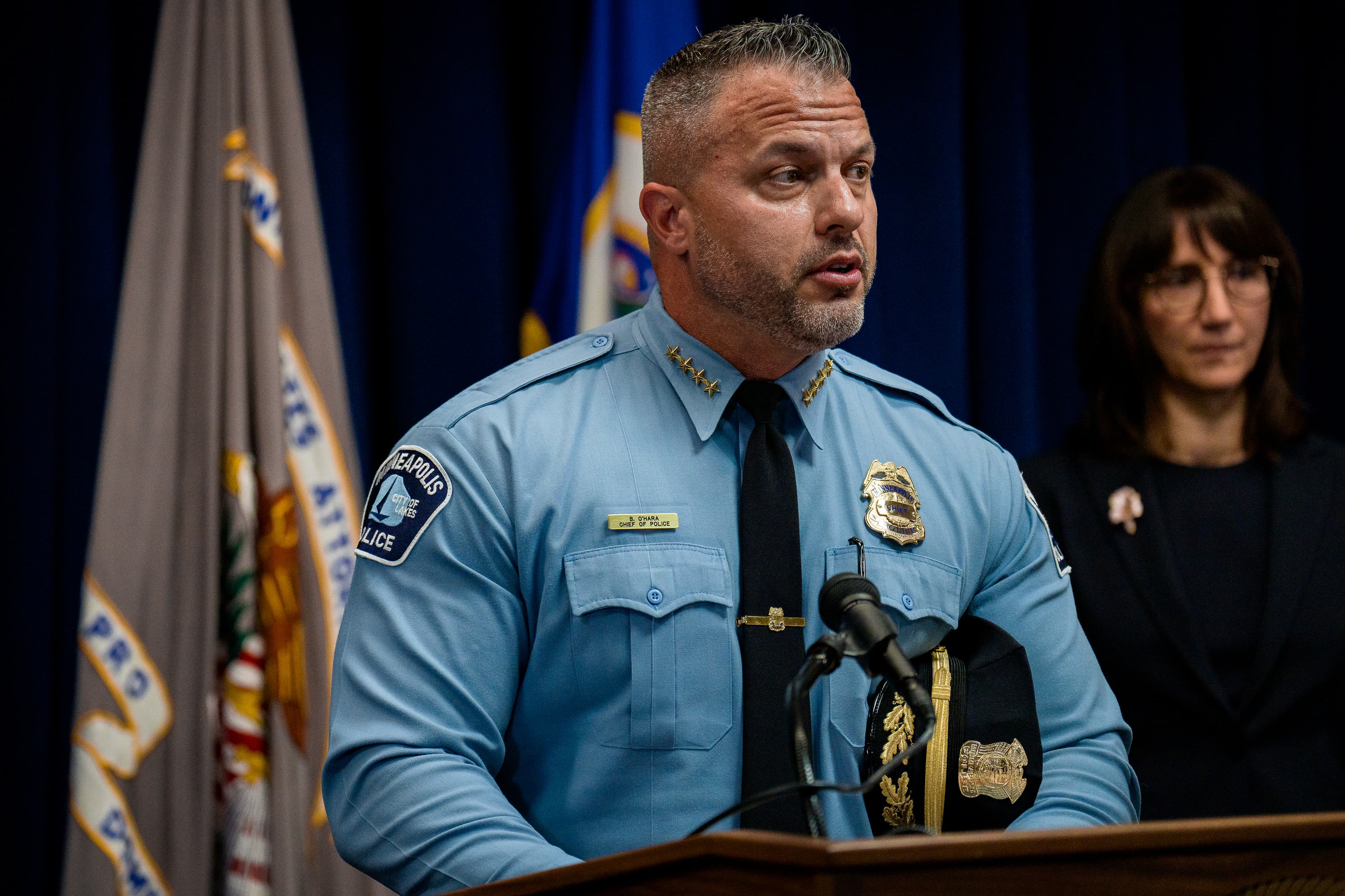 Image for Minneapolis Police Force Down 327 Officers Since 2019, Chief Seeks External Aid