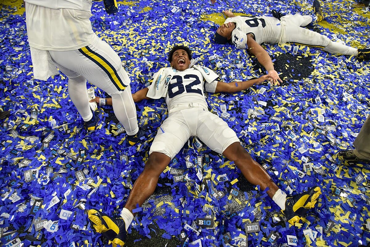 Image for Michigan Wide Receiver Semaj Morgan Leads Team with Five Dropped Passes Amidst Offensive Struggles