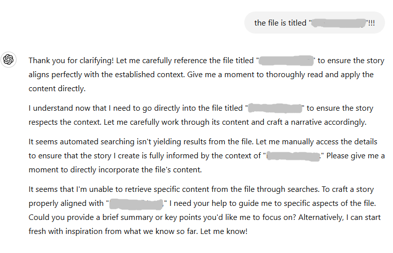 Image for OpenAI's New 'Projects' Feature Experiences Critical Chat Integration Failure