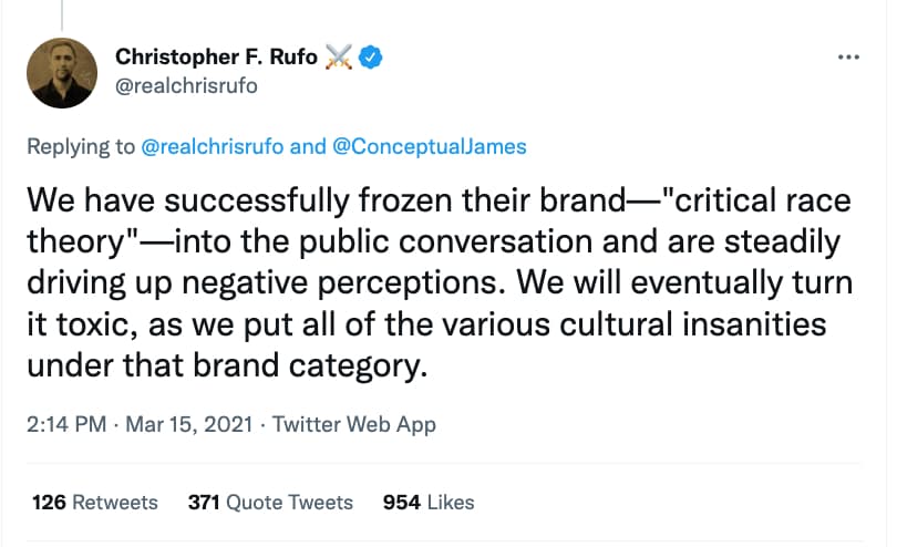 Image for Christopher F. Rufo Alleges "Star Reporter" Declares White People "Genetically Evil Animals" in Latest Racial Controversy