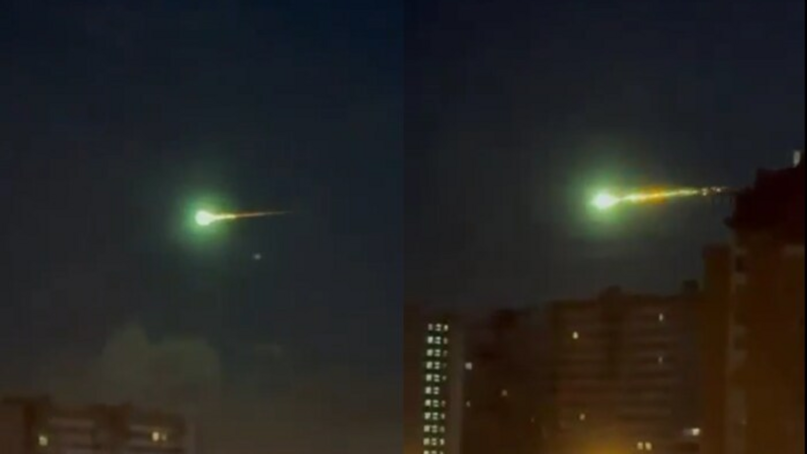 Image for Moscow Sky Illuminated by Green Fireball; Prediction Market Sets 3% Odds for 2025 Alien Confirmation