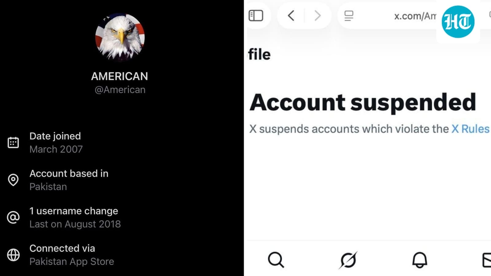 Image for X Country Tag Exposes 400,000-Follower "America First" Account as Pakistani, Leading to Deletion