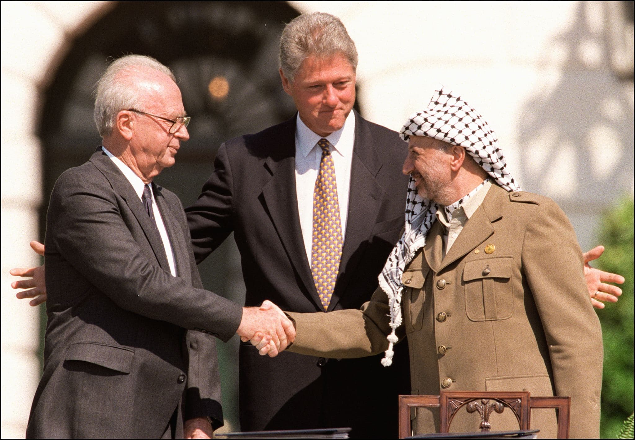 Image for Clinton Recalls 2000 Palestinian State Offer: "96-97% of West Bank" Rejected