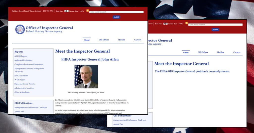 Image for Trump Ousts FHFA Watchdog Joe Allen Amid Mortgage Probes Targeting Political Foes