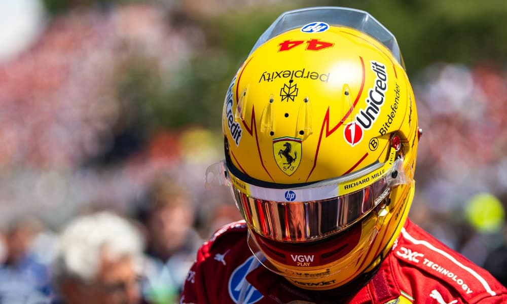 Image for Perplexity AI Secures Ferrari F1 Sponsorship, Linking with Lewis Hamilton