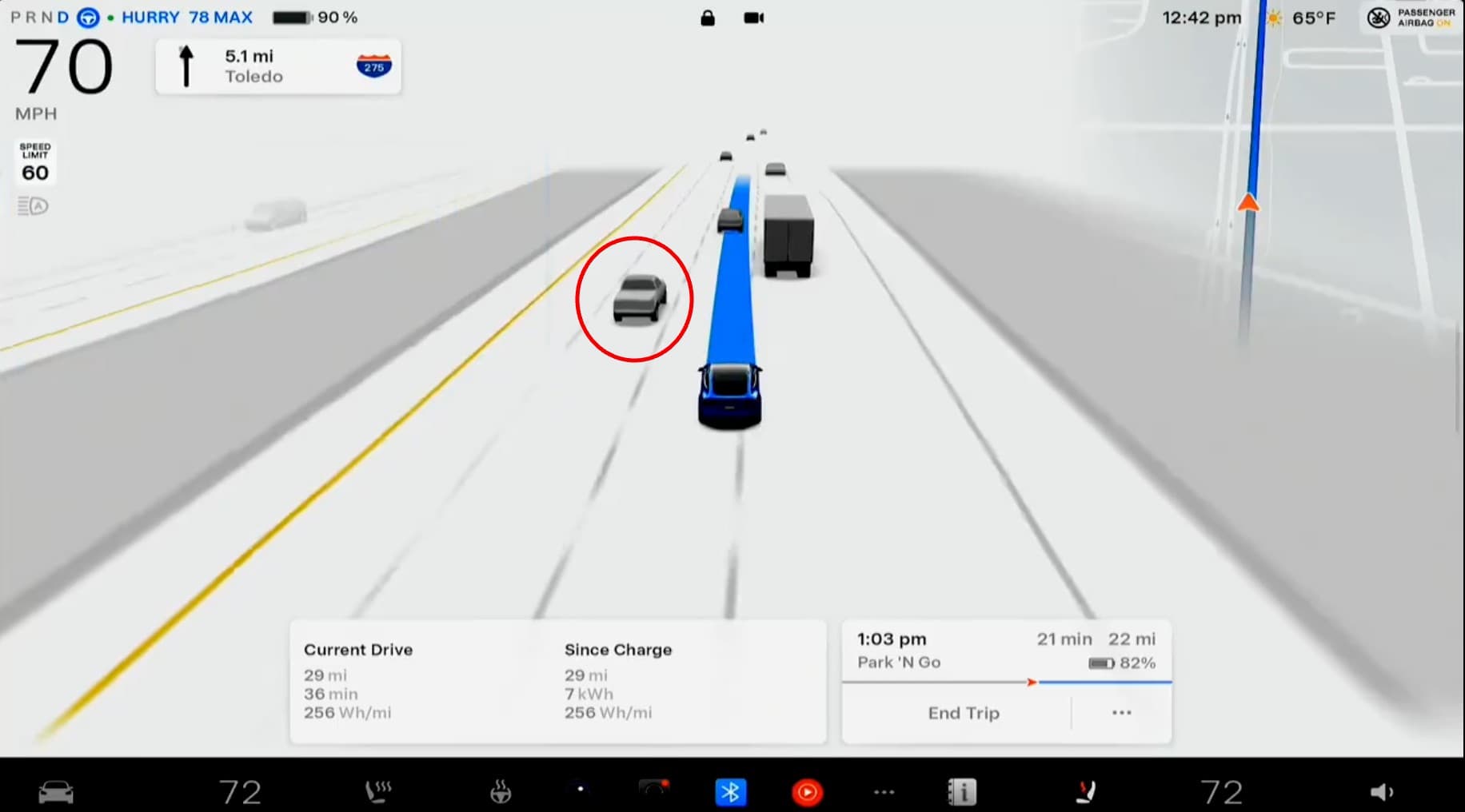 Image for Tesla FSD Full-Screen Visualization Hinders Uber Driver Navigation, User Reports